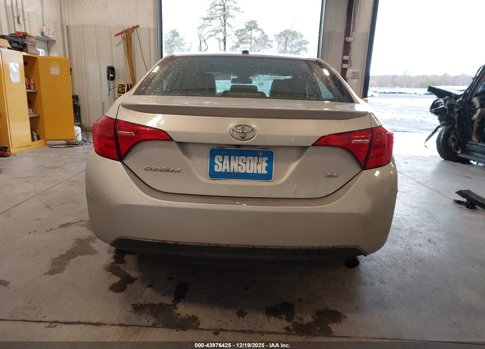 2017 TOYOTA COROLLA SE VIN: 2T1BURHE3HC799596
