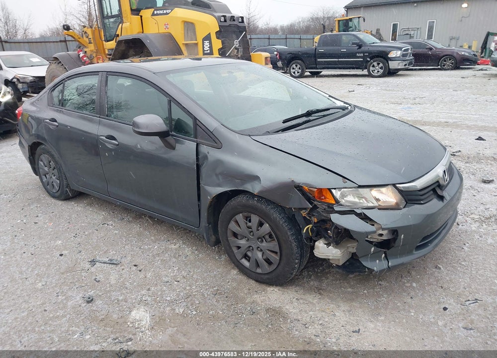 2012 HONDA CIVIC SDN LX VIN: 2HGFB2F59CH569773