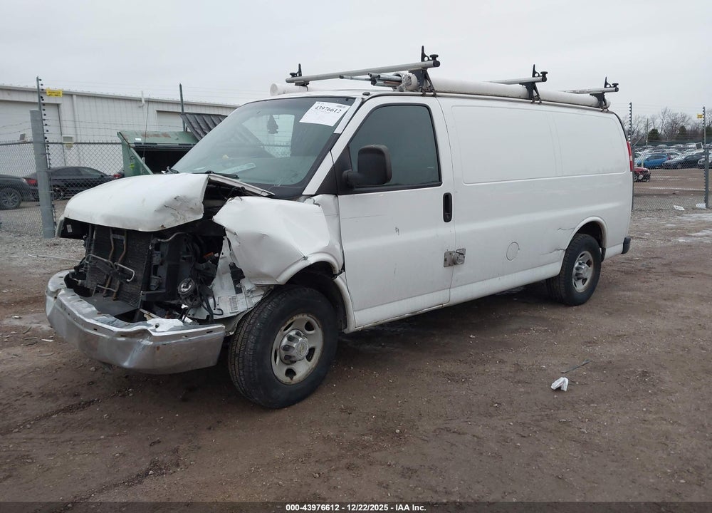 2013 CHEVROLET EXPRESS 2500 WORK VAN VIN: 1GCWGFFA8D1128107