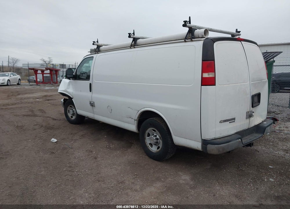 2013 CHEVROLET EXPRESS 2500 WORK VAN VIN: 1GCWGFFA8D1128107