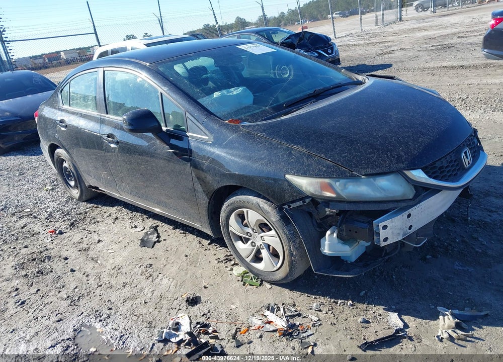 2013 HONDA CIVIC LX VIN: 19XFB2E52DE028755