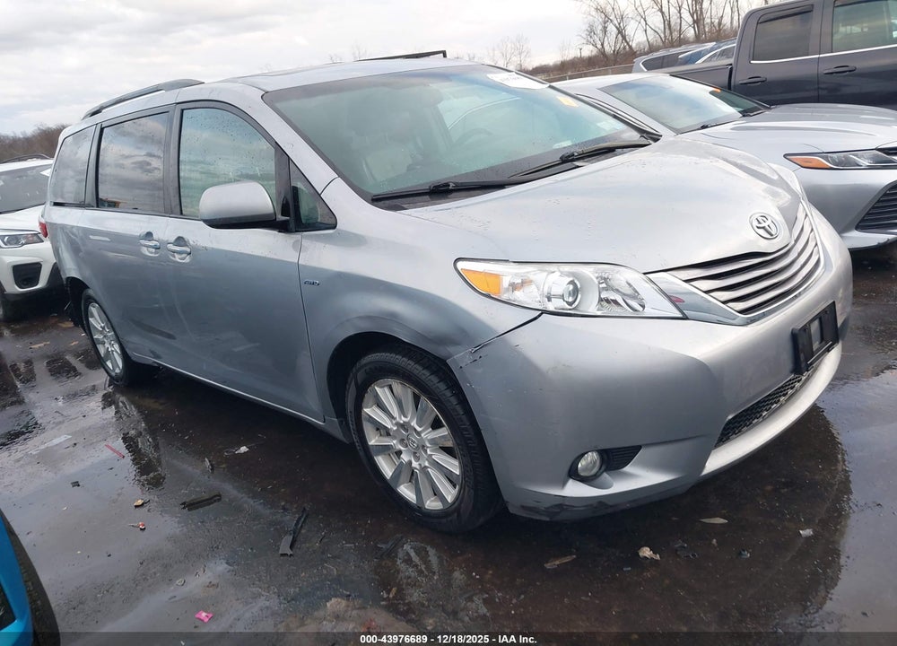 2017 TOYOTA SIENNA XLE PREMIUM 7 PASSENGER VIN: 5TDDZ3DC6HS163547