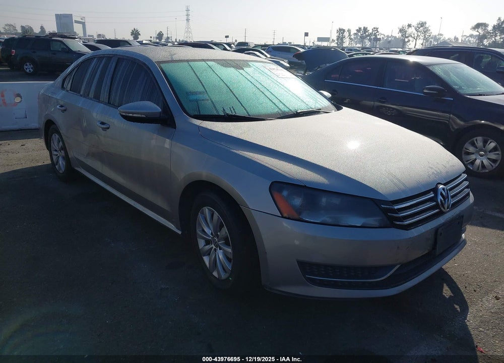 2012 VOLKSWAGEN PASSAT 2.5L S VIN: 1VWAP7A31CC018444