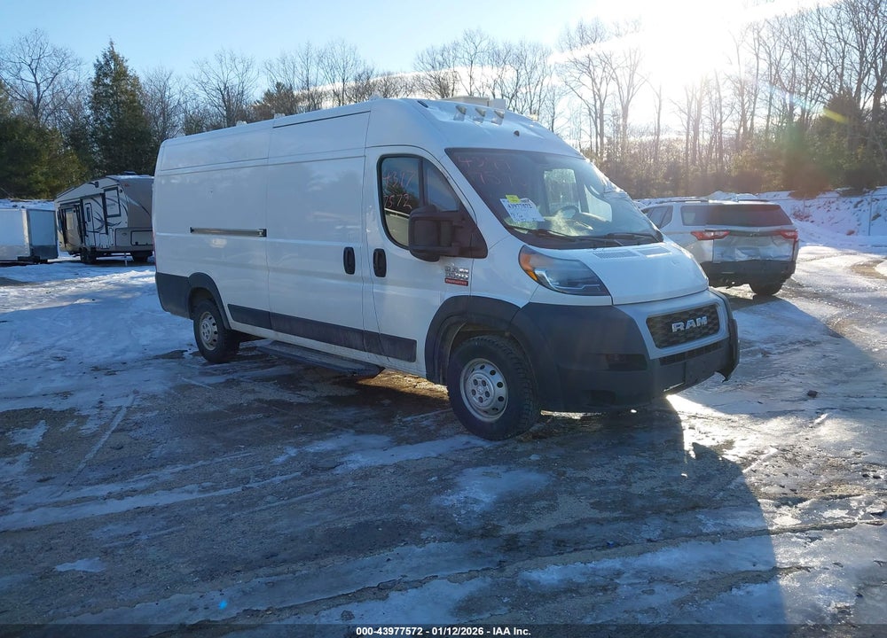 2021 RAM PROMASTER 3500 CARGO VAN HIGH ROOF 159 WB EXT VIN: 3C6MRVJG5ME532171