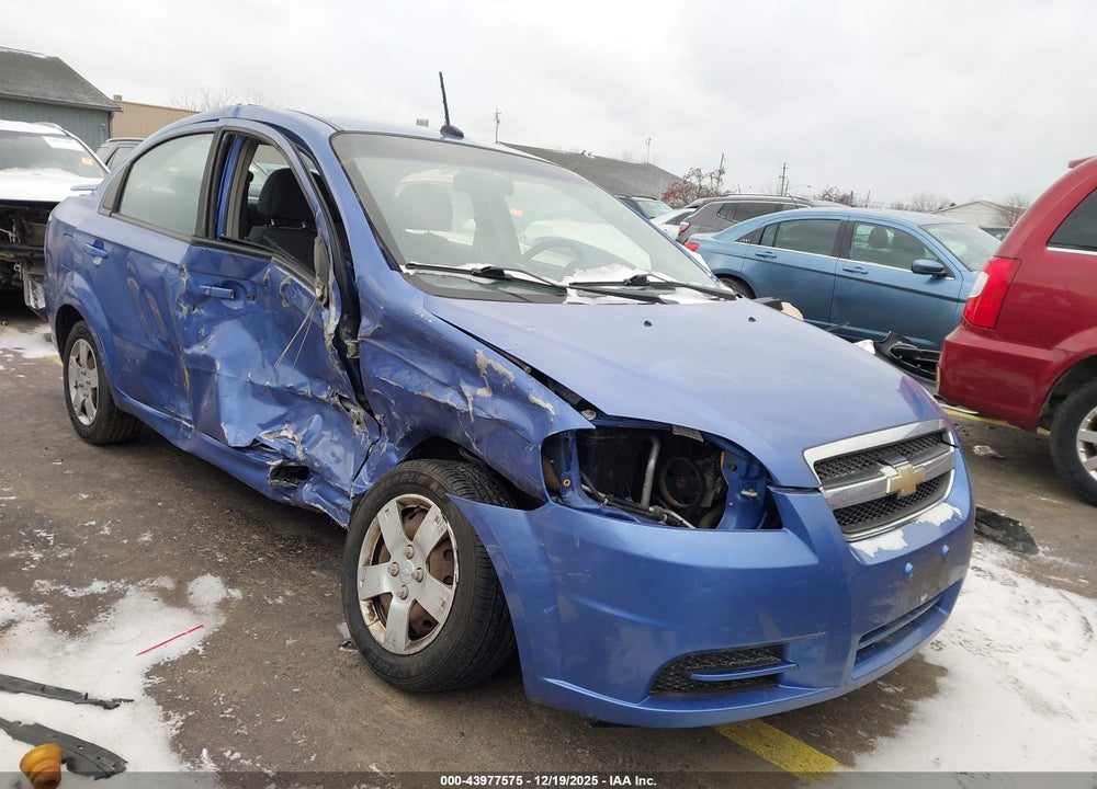 2009 CHEVROLET AVEO LT VIN: KL1TD56E99B370034