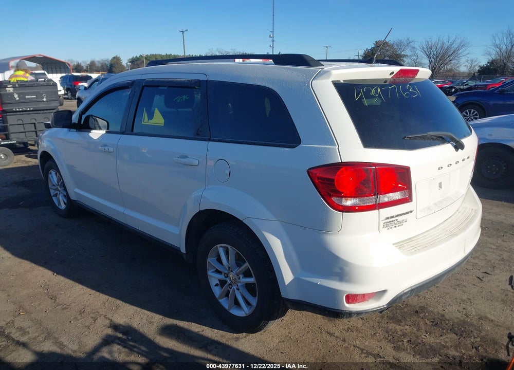 2014 DODGE JOURNEY SXT VIN: 3C4PDDBG3ET127937