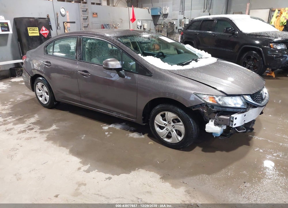 2013 HONDA CIVIC LX VIN: 2HGFB2F55DH566662