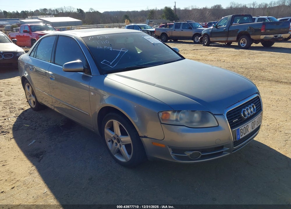 2005 AUDI A4 2.0T VIN: WAUDF78E25A557192