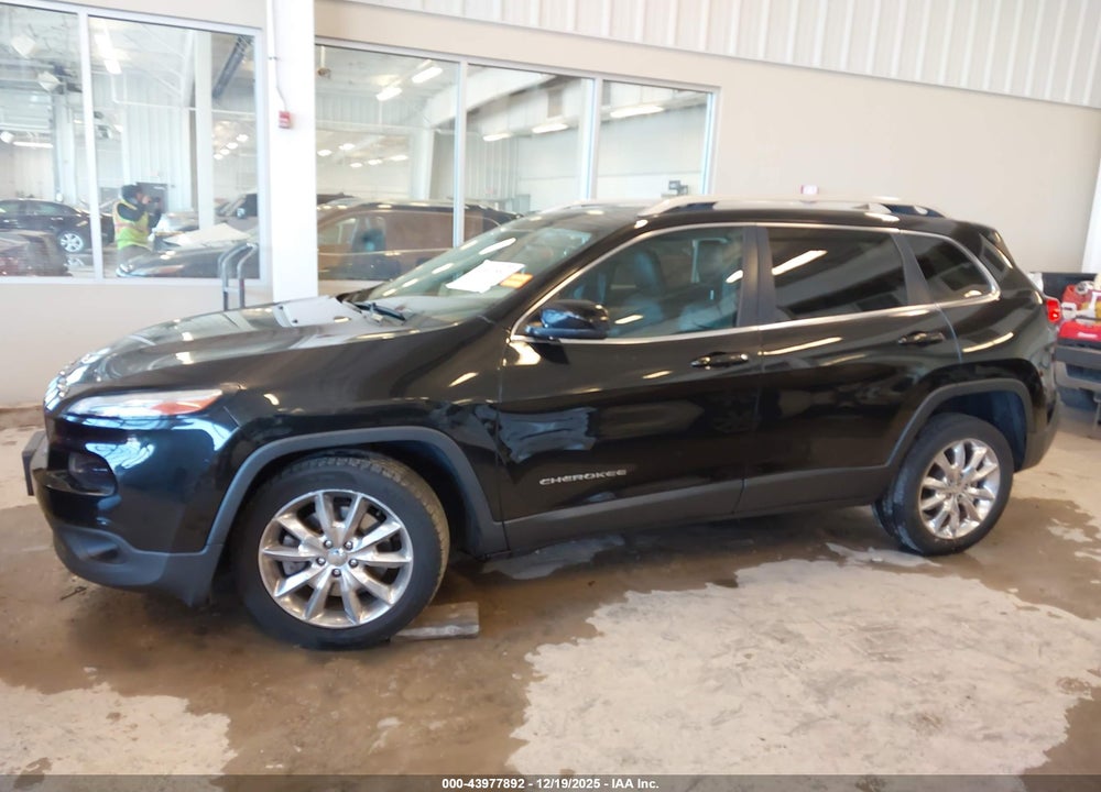 2016 JEEP CHEROKEE LIMITED VIN: 1C4PJLDB8GW116434
