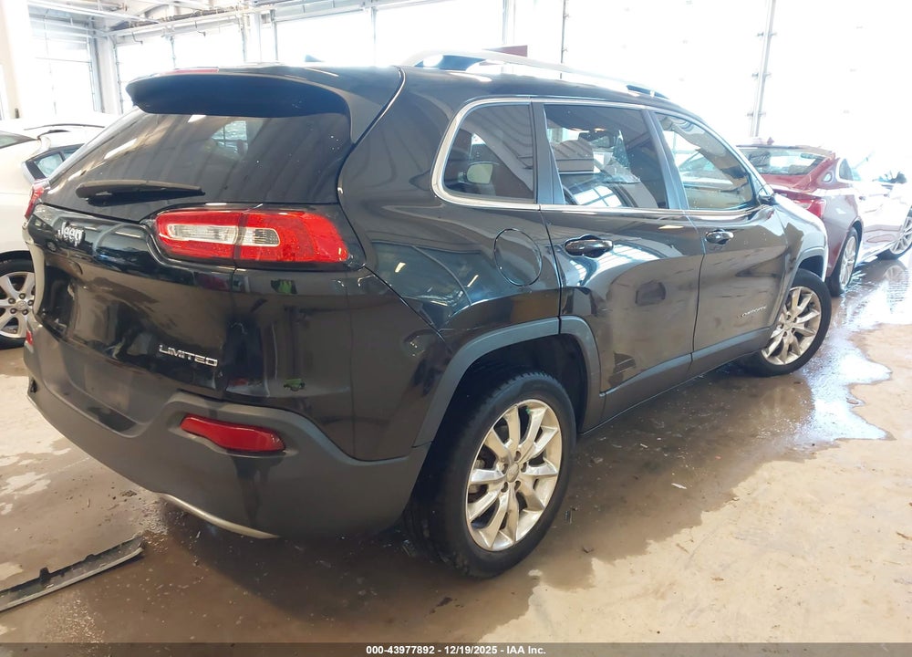 2016 JEEP CHEROKEE LIMITED VIN: 1C4PJLDB8GW116434