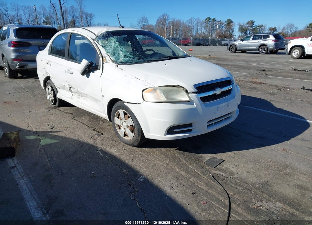2009 CHEVROLET AVEO LT VIN: KL1TD56E89B605197