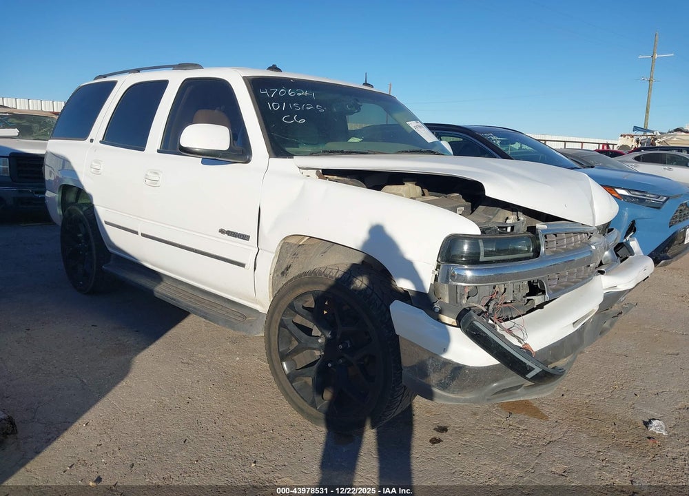 2003 CHEVROLET TAHOE LT VIN: 1GNEC13Z53R185683