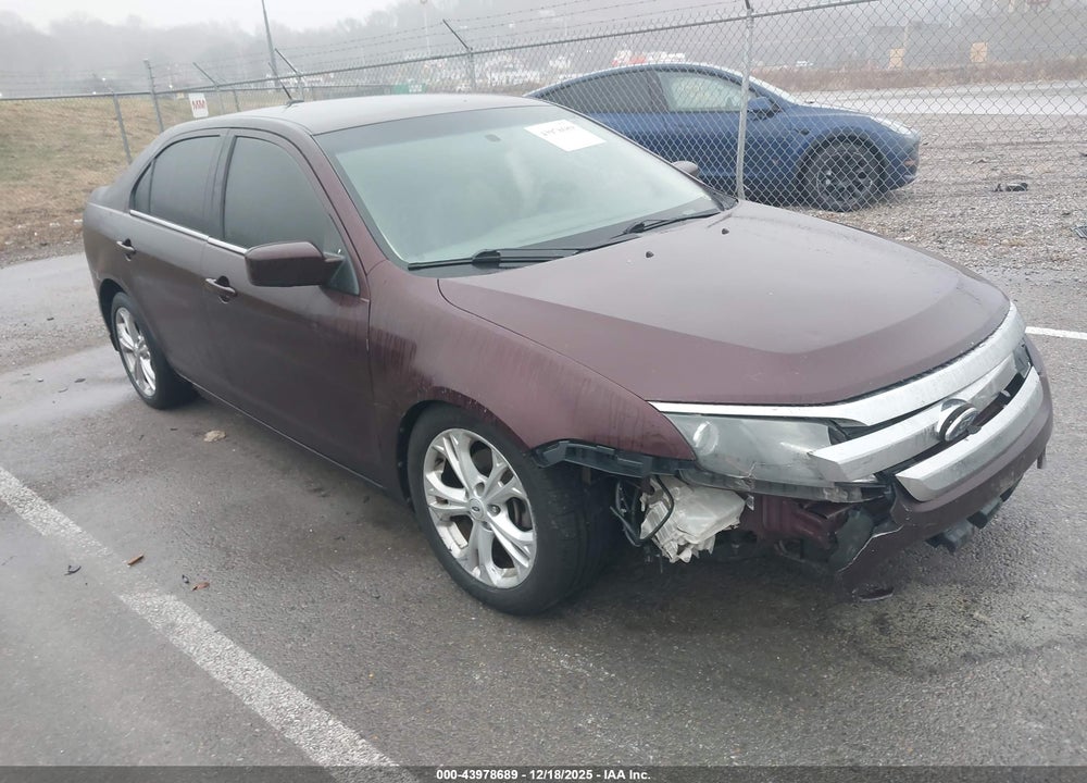 2012 FORD FUSION SE VIN: 3FAHP0HA8CR262645