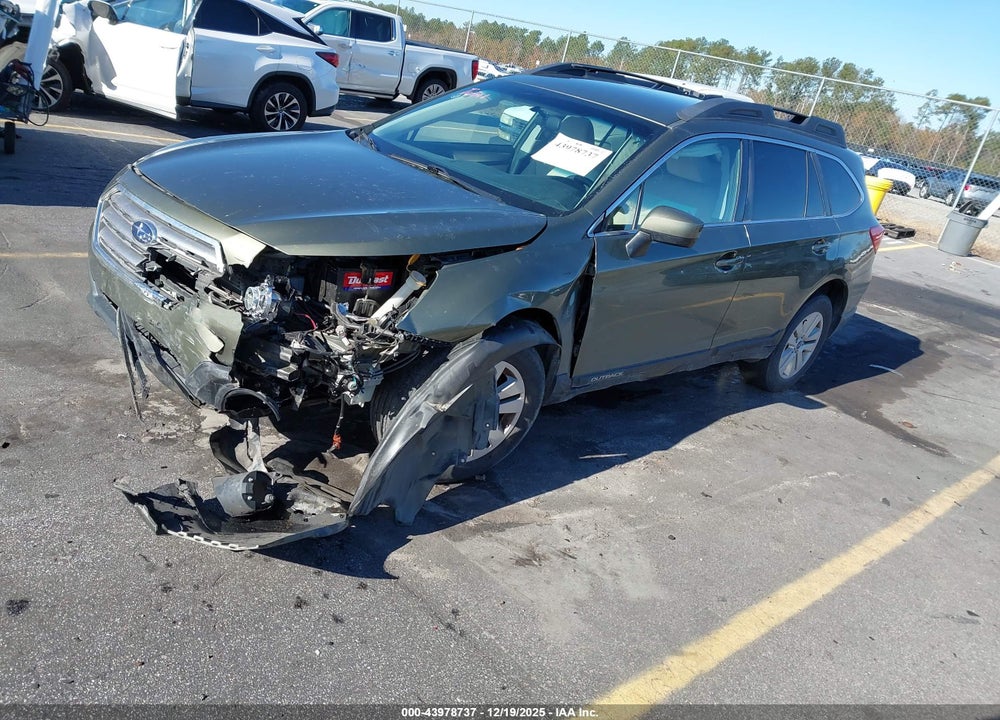 2017 SUBARU OUTBACK 2.5I PREMIUM VIN: 4S4BSACC1H3396962