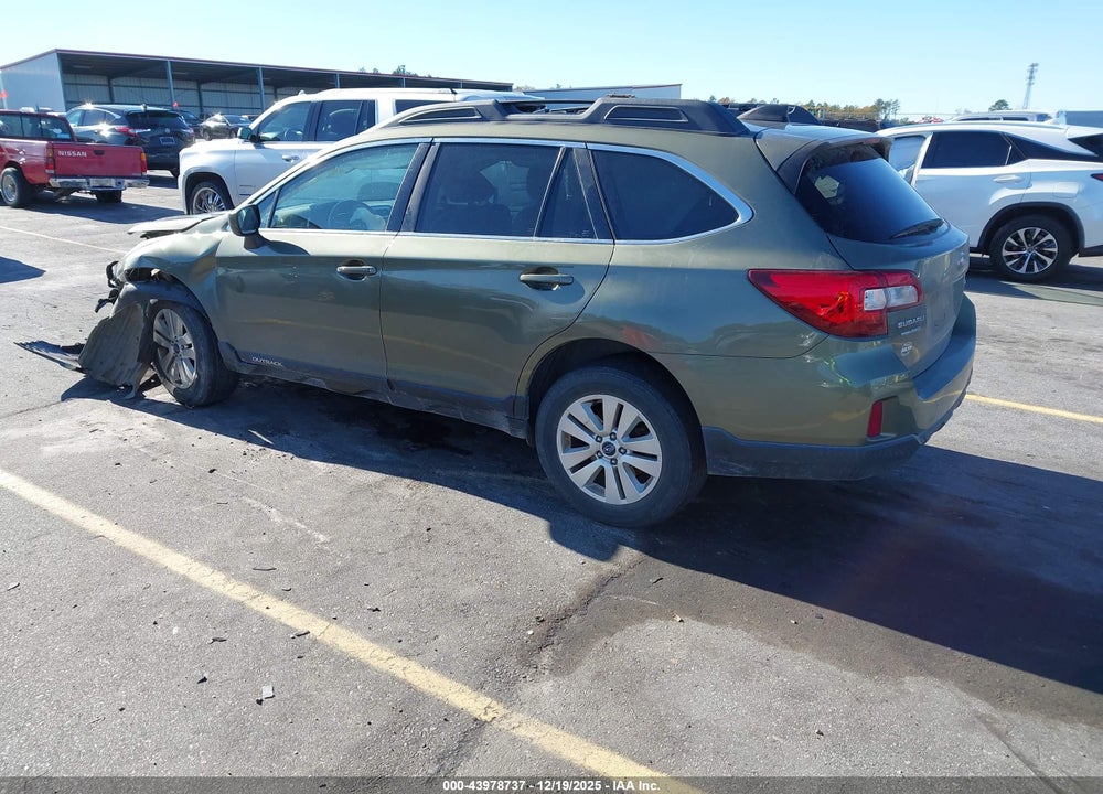 2017 SUBARU OUTBACK 2.5I PREMIUM VIN: 4S4BSACC1H3396962