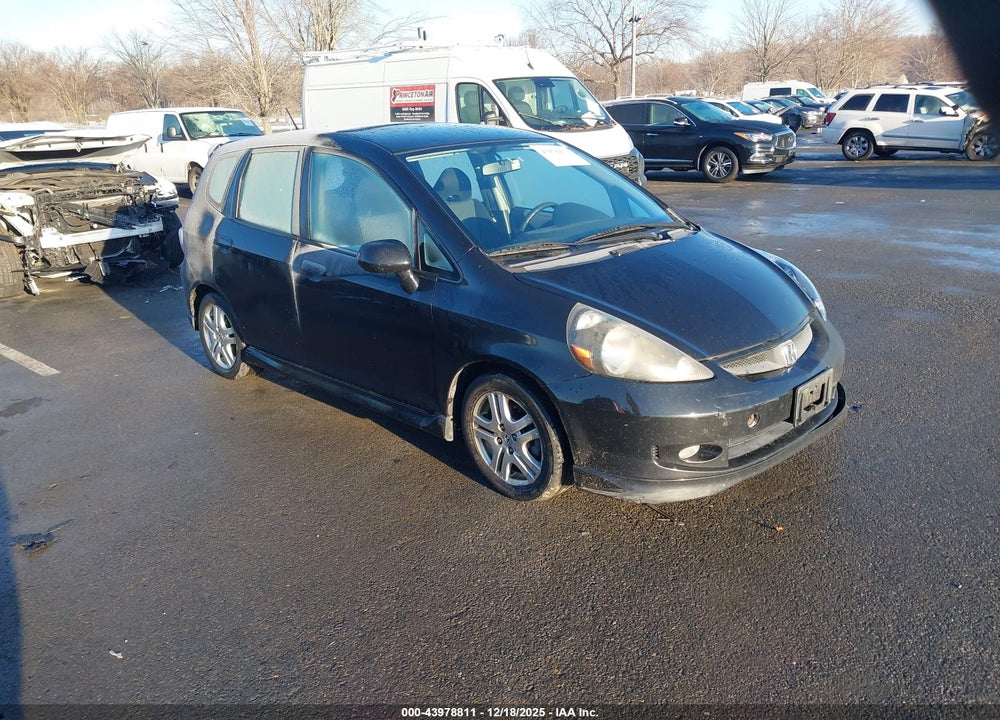 2007 HONDA FIT SPORT VIN: JHMGD38627S066608