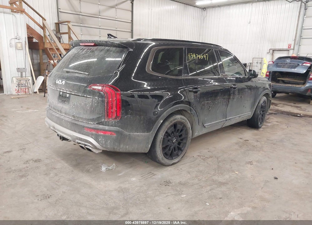 2022 KIA TELLURIDE EX VIN: 5XYP3DHC6NG301501