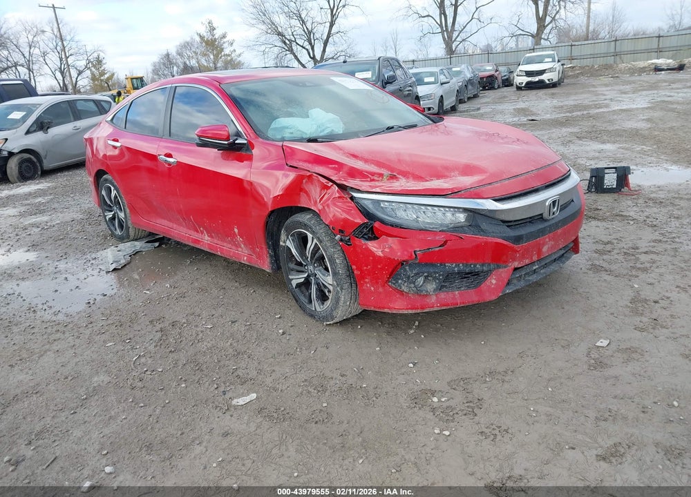 2016 HONDA CIVIC TOURING VIN: 2HGFC1F96GH647636