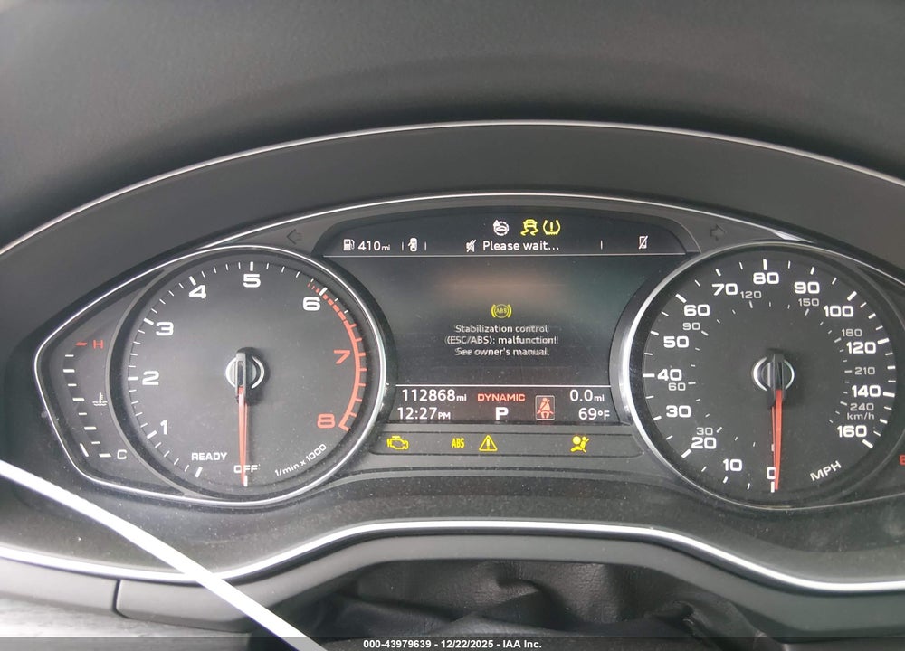 2018 AUDI A4 2.0T TECH ULTRA PREMIUM/2.0T ULTRA PREMIUM VIN: WAUKMAF47JA114499