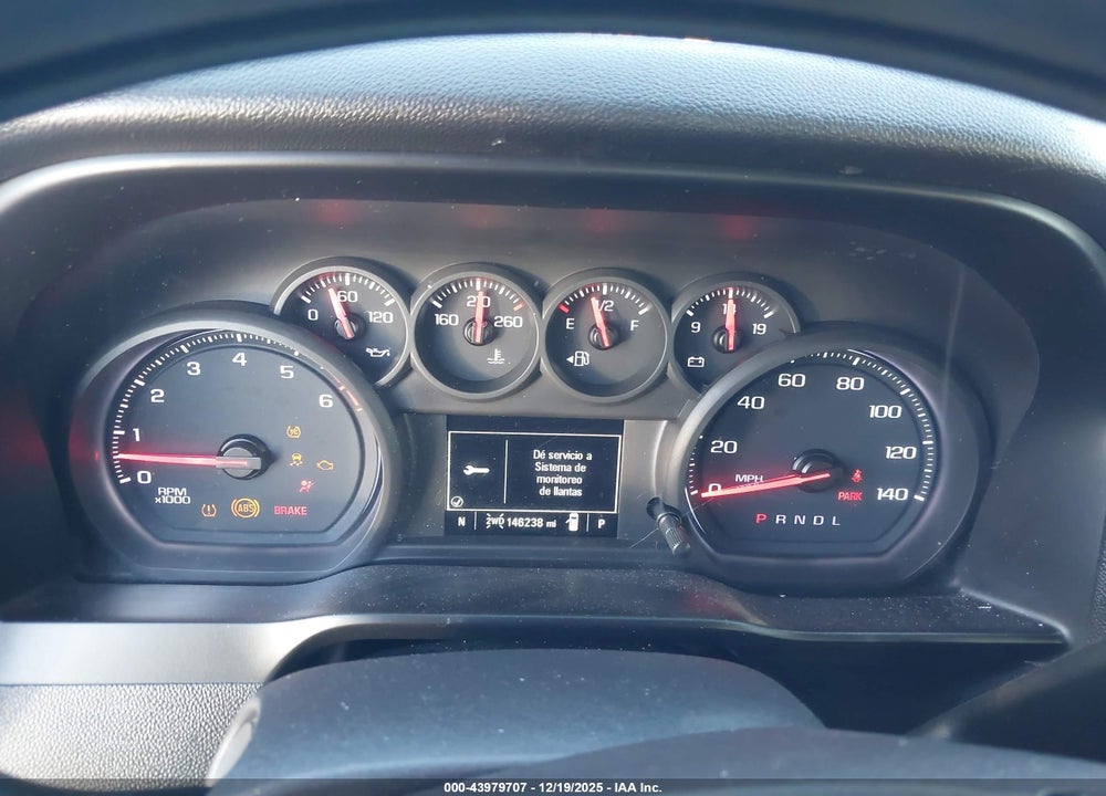 2019 CHEVROLET SILVERADO 1500 WORK TRUCK VIN: 3GCUYAEF1KG274934