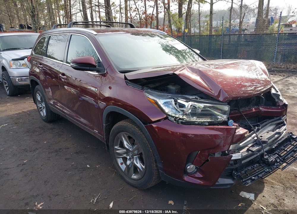 2017 TOYOTA HIGHLANDER HYBRID LIMITED PLATINUM VIN: 5TDDGRFH4HS035468