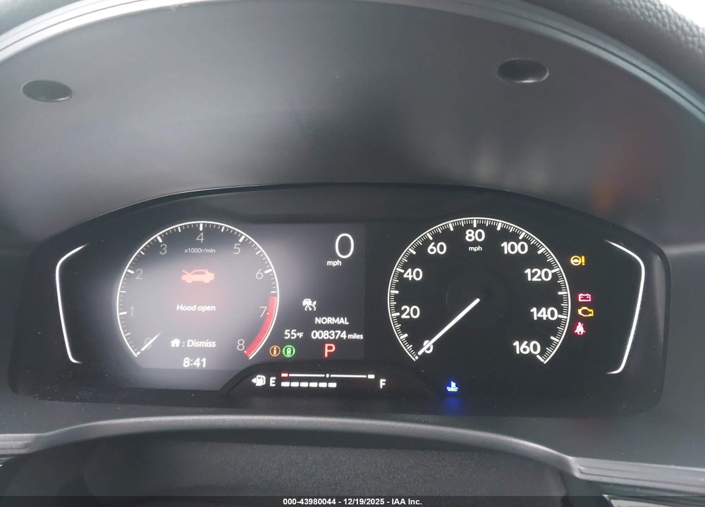 2025 HONDA CIVIC SEDAN SPORT VIN: 19XFL2H87SE003737