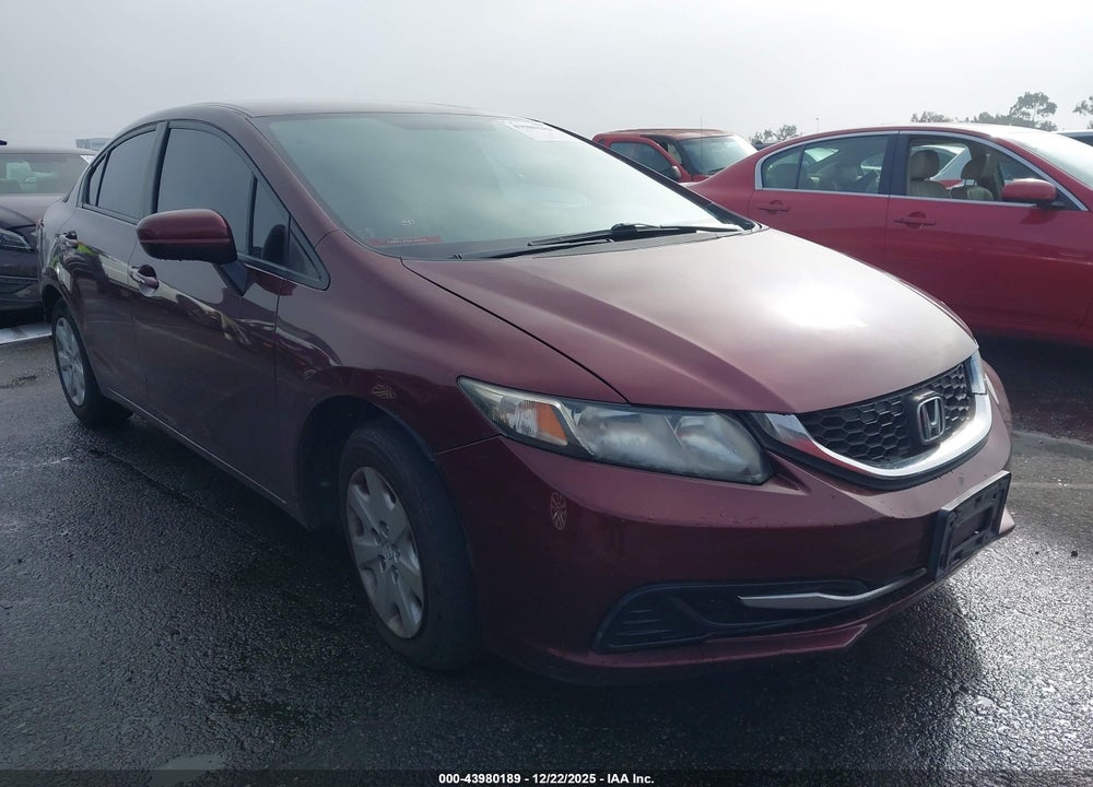 2014 HONDA CIVIC LX VIN: 19XFB2F54EE202728