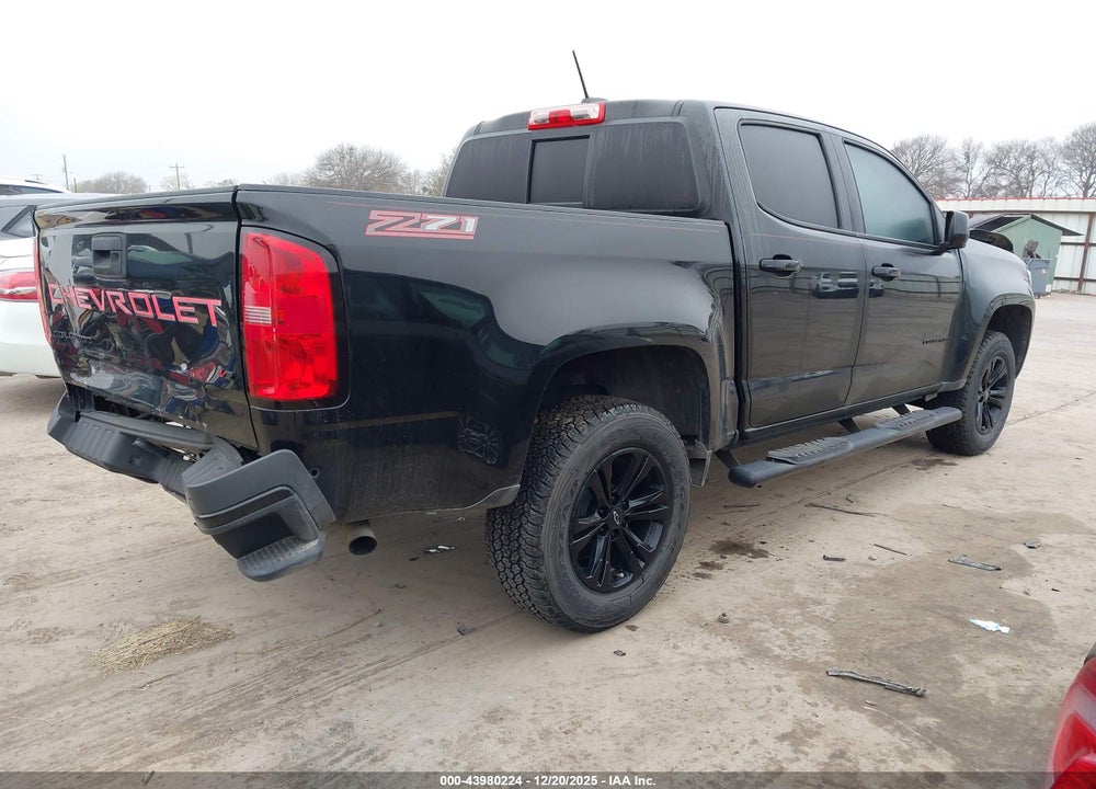 2021 CHEVROLET COLORADO 2WD  SHORT BOX Z71 VIN: 1GCGSDEN7M1111133