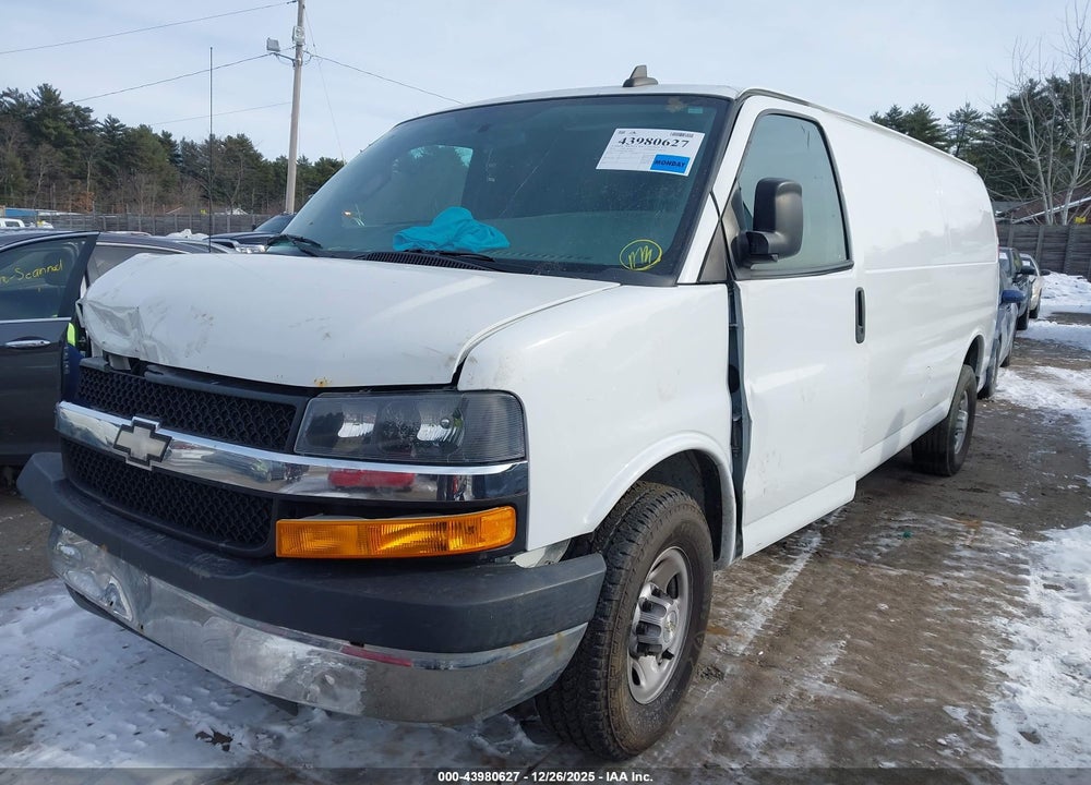 2021 CHEVROLET EXPRESS CARGO RWD 2500 EXTENDED WHEELBASE WT VIN: 1GCWGBFP6M1260800