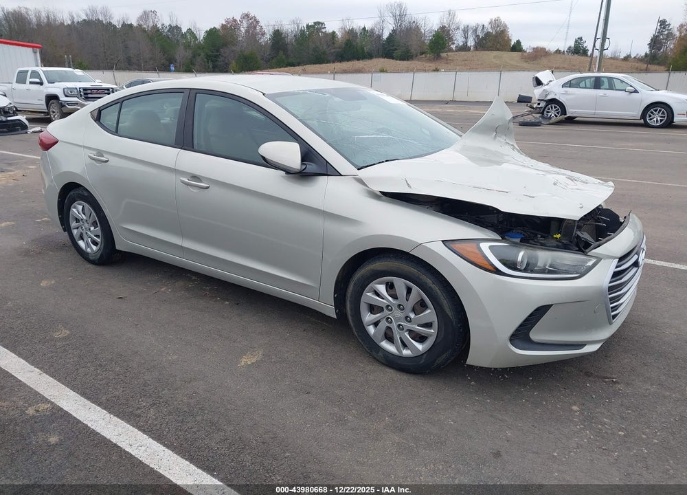 2017 HYUNDAI ELANTRA SE VIN: KMHD74LFXHU095459