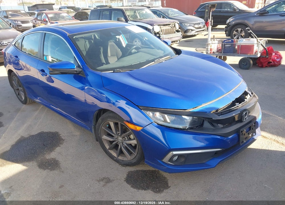 2019 HONDA CIVIC EX VIN: 19XFC1F37KE217175