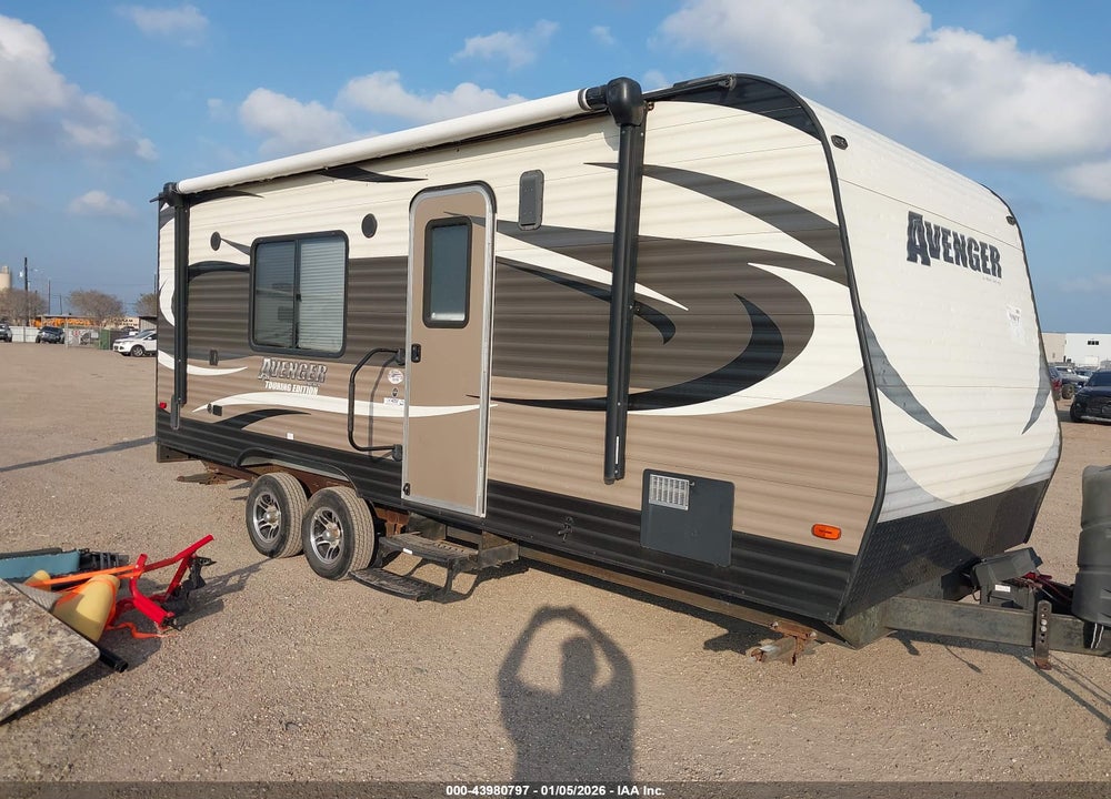 2015 AVENGER TRAVEL TRAILER VIN: 5ZT2AVGB1FB907118
