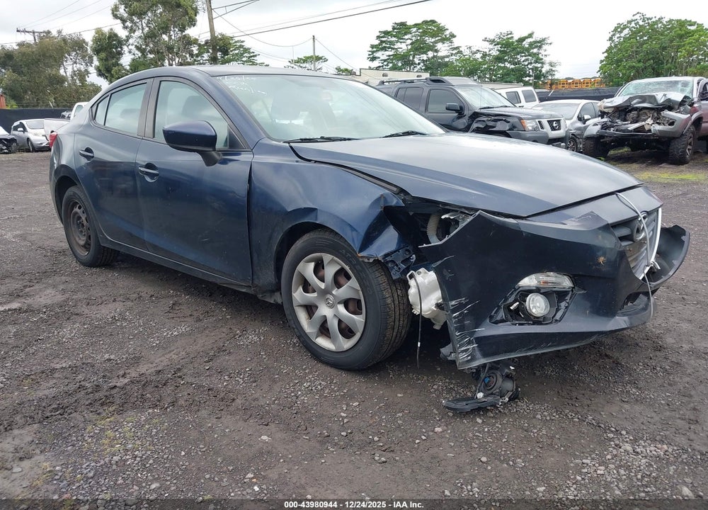 2015 MAZDA 3 I SPORT VIN: JM1BM1U7XF1221649
