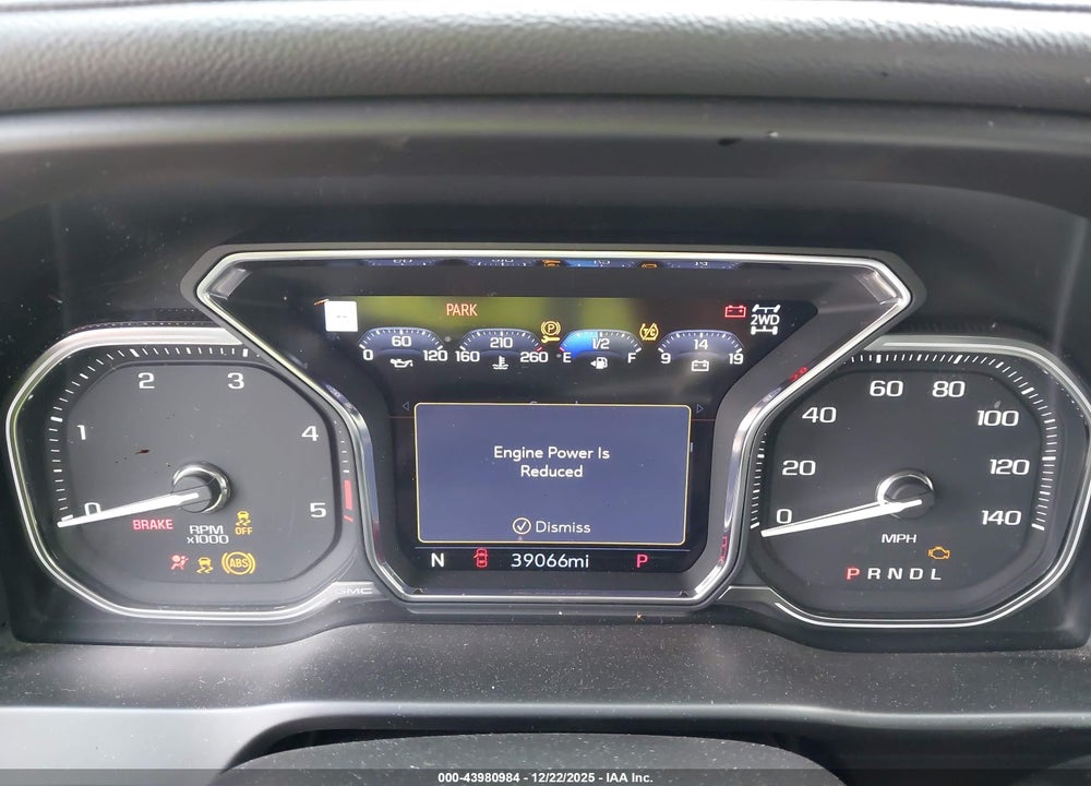 2020 GMC SIERRA 2500HD 4WD  STANDARD BED AT4 VIN: 1GT49PEY6LF240413