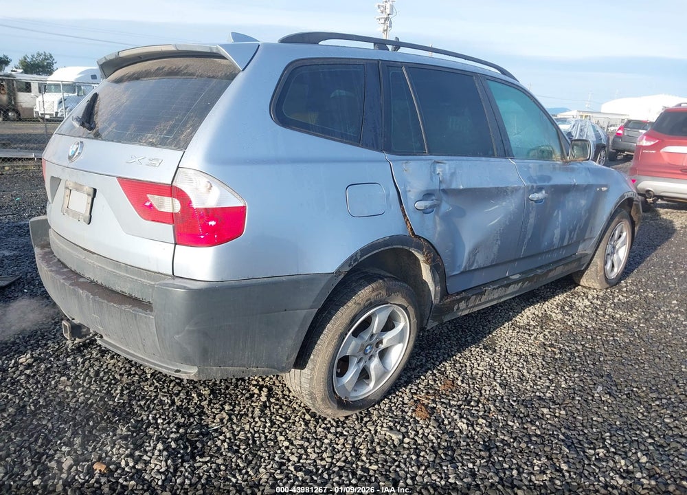 2005 BMW X3 3.0I VIN: WBXPA934X5WD22380