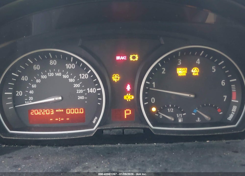 2005 BMW X3 3.0I VIN: WBXPA934X5WD22380