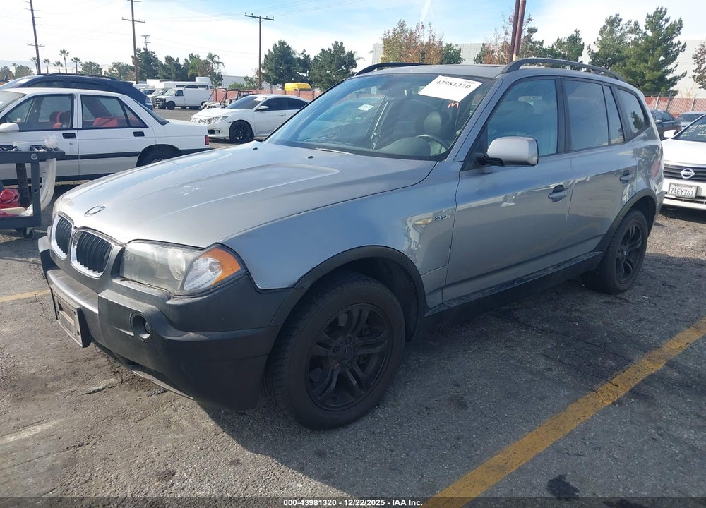 2004 BMW X3 3.0I VIN: WBXPA93424WC34101