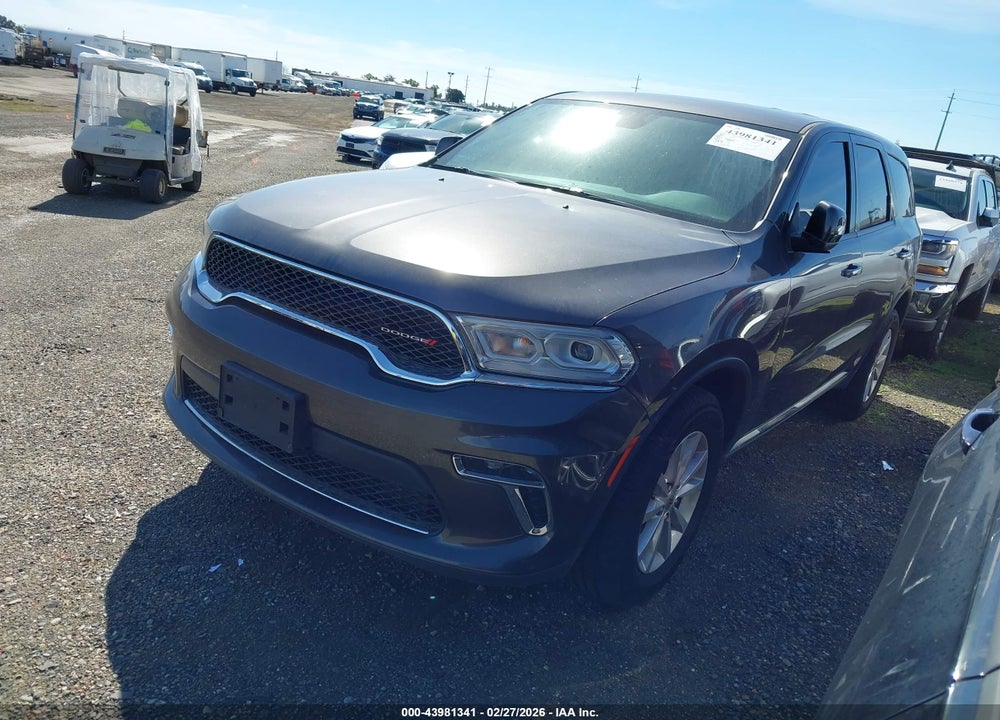 2021 DODGE DURANGO SXT AWD VIN: 1C4RDJAGXMC792711
