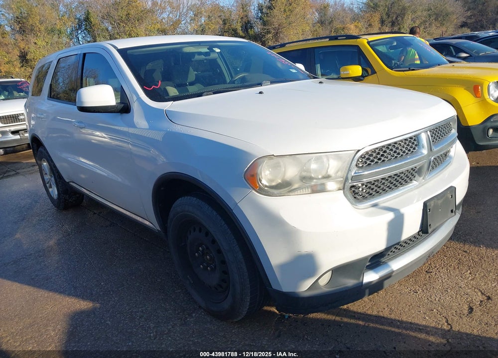 2013 DODGE DURANGO SXT VIN: 1C4RDJAG4DC535561