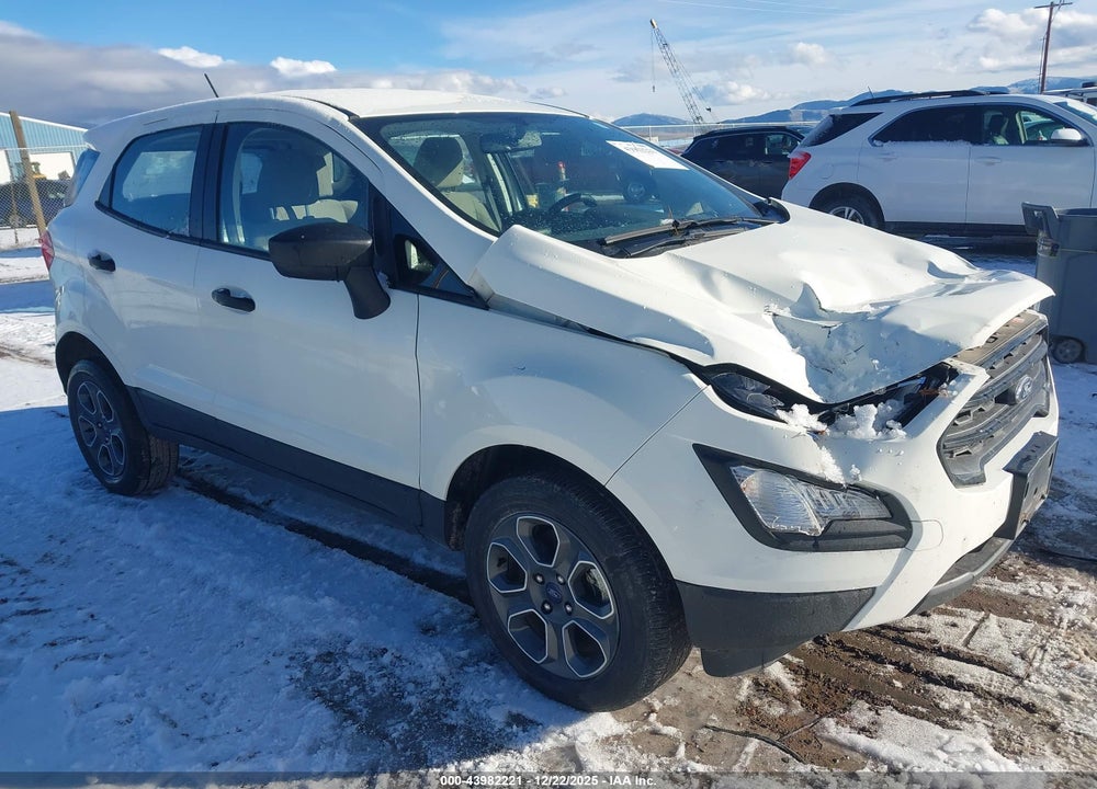 2021 FORD ECOSPORT S VIN: MAJ6S3FL7MC401689