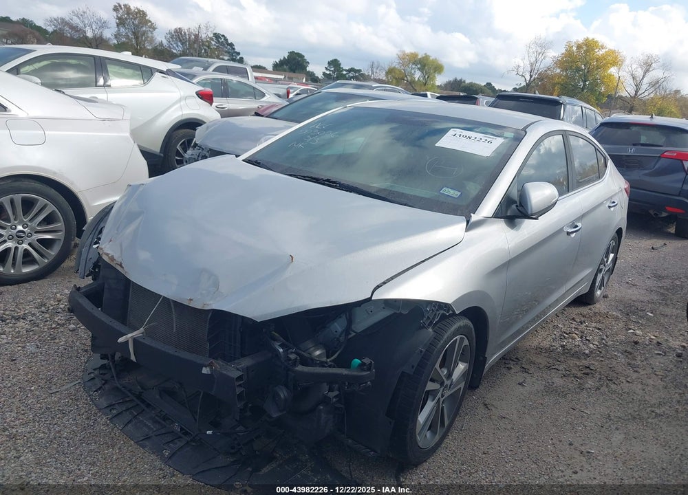 2017 HYUNDAI ELANTRA LIMITED VIN: KMHD84LF9HU303456