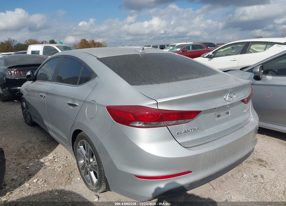 2017 HYUNDAI ELANTRA LIMITED VIN: KMHD84LF9HU303456
