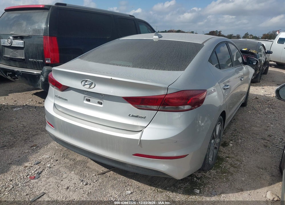 2017 HYUNDAI ELANTRA LIMITED VIN: KMHD84LF9HU303456