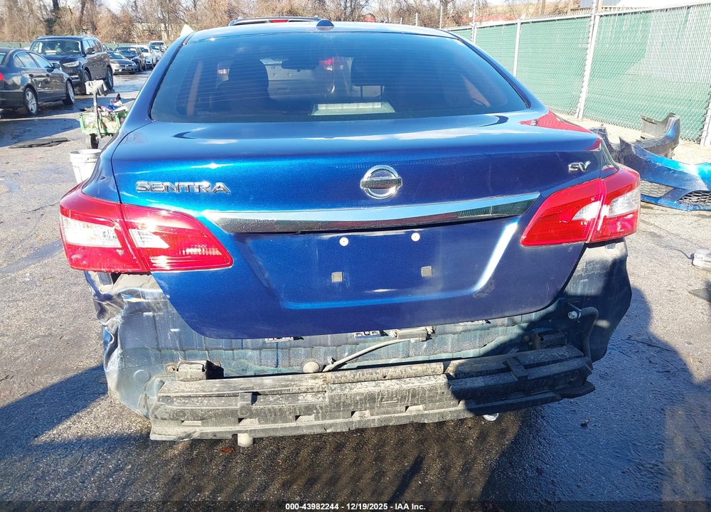 2016 NISSAN SENTRA SV VIN: 3N1AB7AP7GY265388