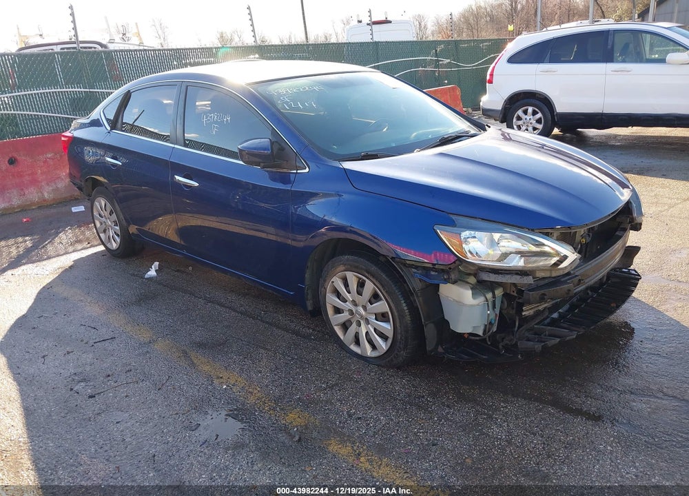 2016 NISSAN SENTRA SV VIN: 3N1AB7AP7GY265388
