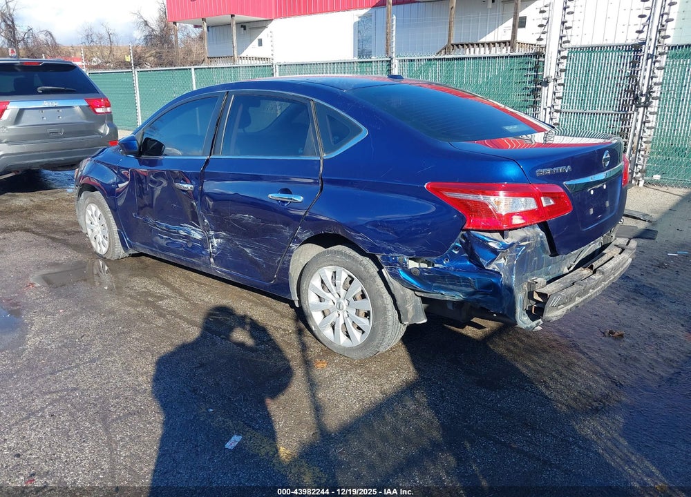 2016 NISSAN SENTRA SV VIN: 3N1AB7AP7GY265388