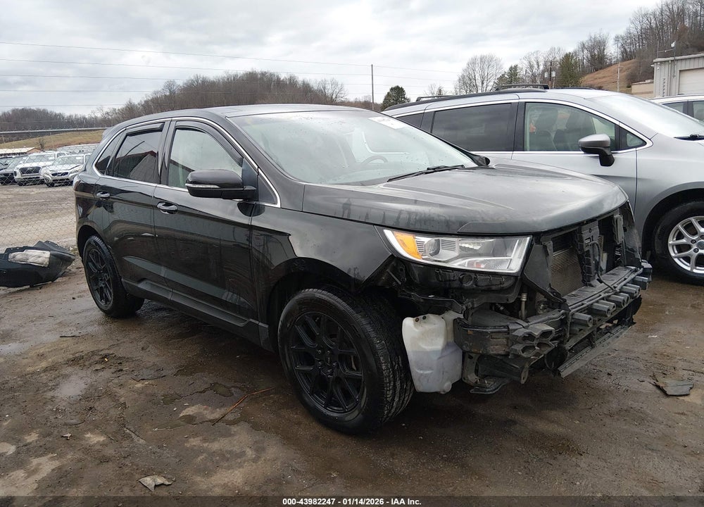 2015 FORD EDGE TITANIUM VIN: 2FMTK4K88FBB13554