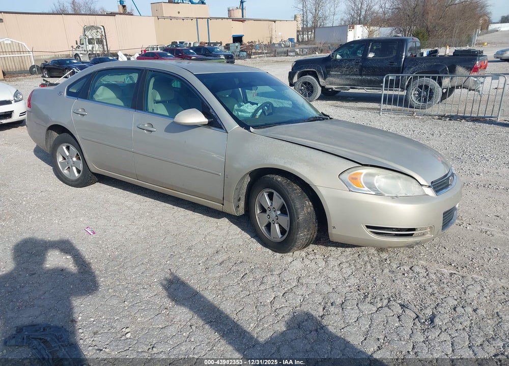 2008 CHEVROLET IMPALA LT VIN: 2G1WT58N489231329