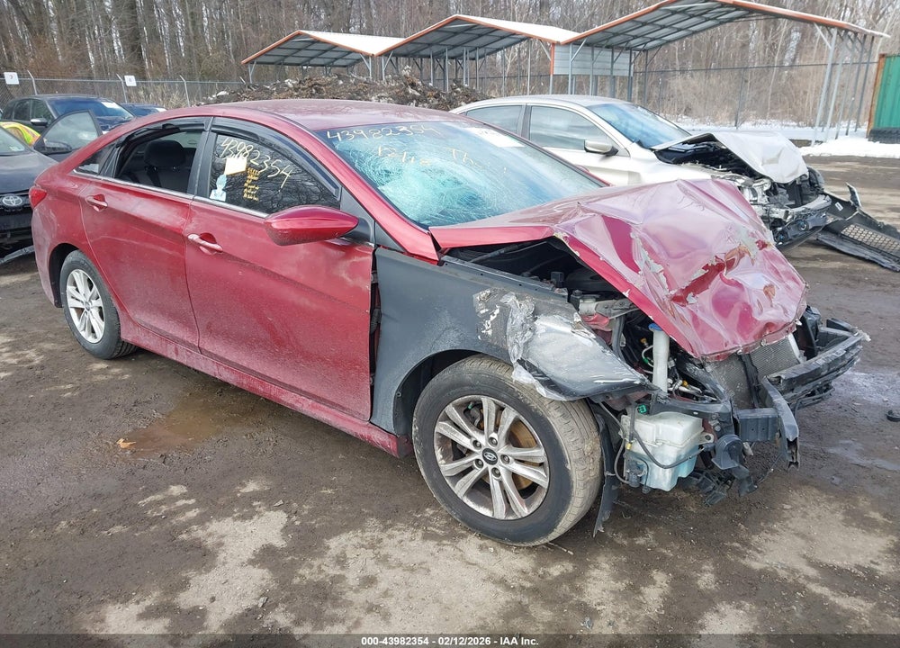 2014 HYUNDAI SONATA GLS VIN: 5NPEB4ACXEH933723