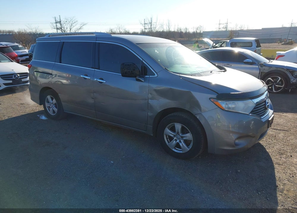 2012 NISSAN QUEST S VIN: JN8AE2KP3C9031842
